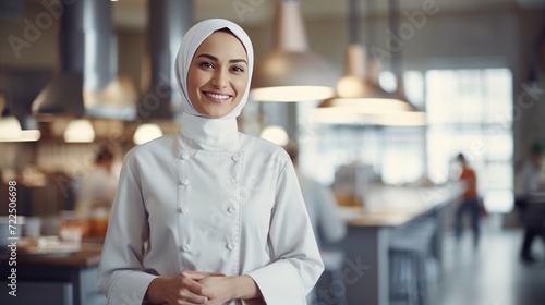 Middle age Muslim Female Chef