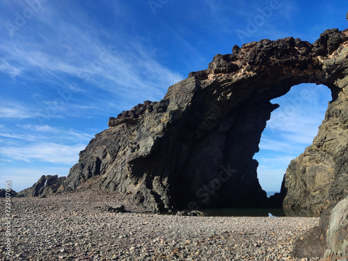 Rock arch Pena Horadada on Fuerteventura, Canary Islands