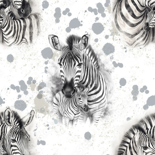 zebra seamless pattern