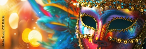 Ornate Mask Celebrating Brazilian Carnival © Ivy