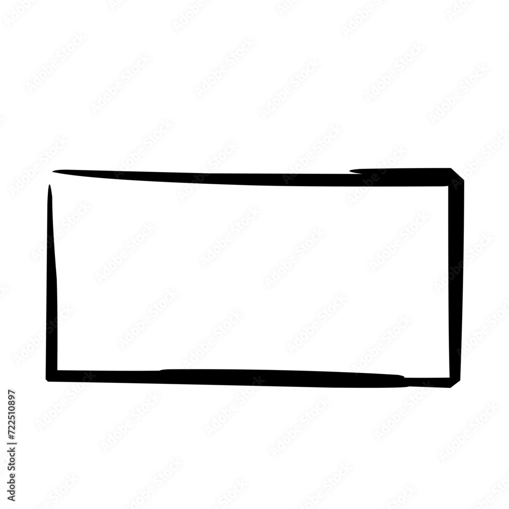 Rectangle frame line Rectangle frame line