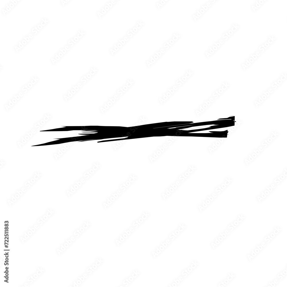 Hand Drawn Grunge Brush Line Hand Drawn Grunge Brush Line