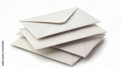 mails isolated white