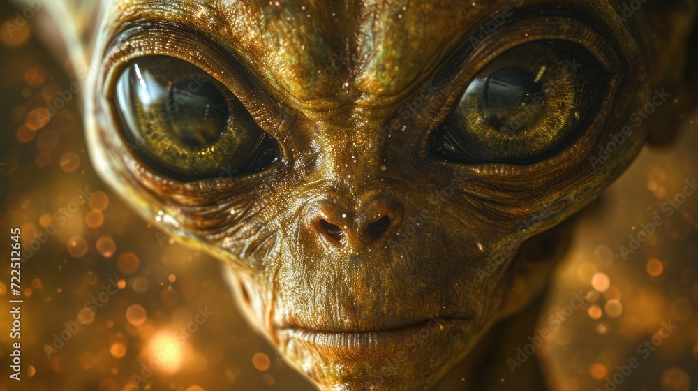 Portrait of an alien creature Portrait of an alien creature