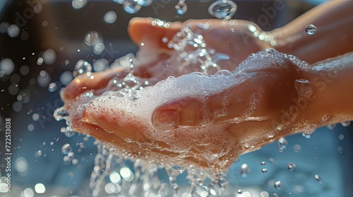 People washing hands arm wallpaper background