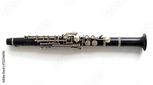 A stunning close-up of a clarinet, showcasing its elegant design and intricate details. This professional-grade instrument is perfect for jazz, classical, or contemporary music.