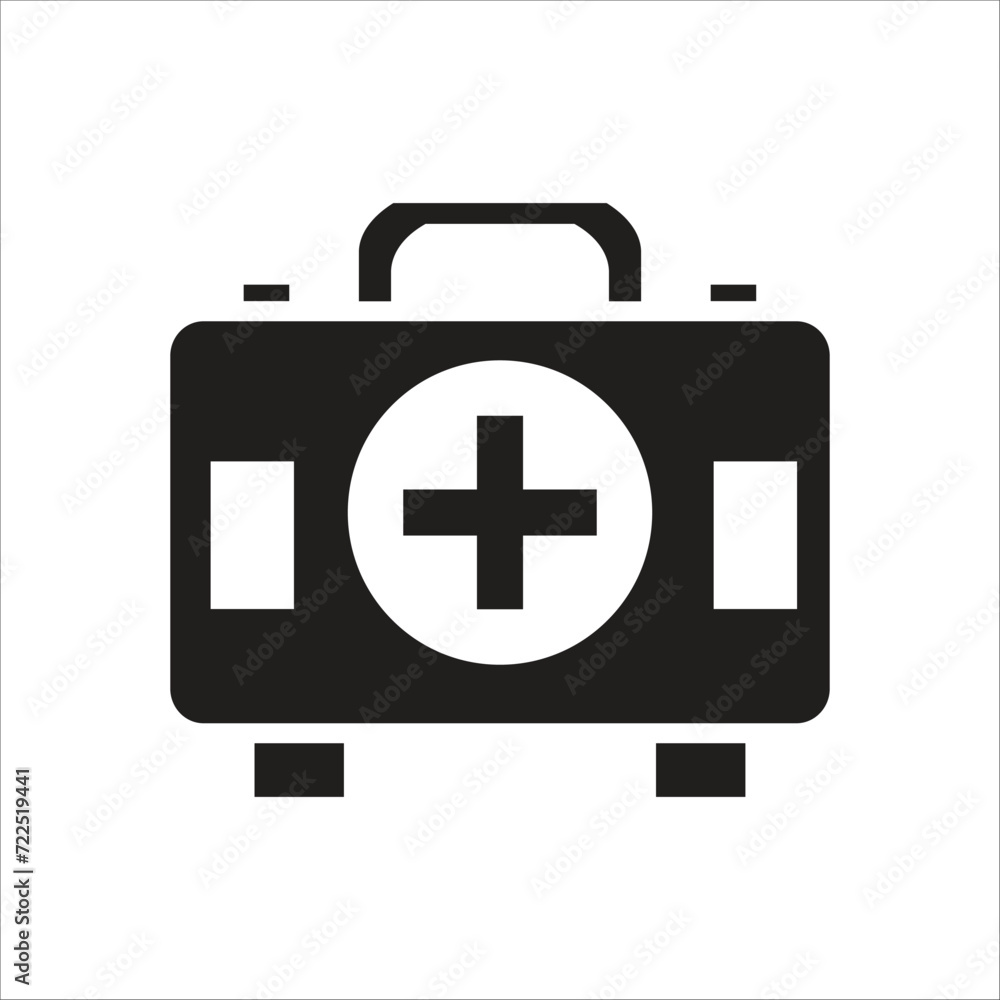 first aid box vector icon line template first aid box vector icon line template