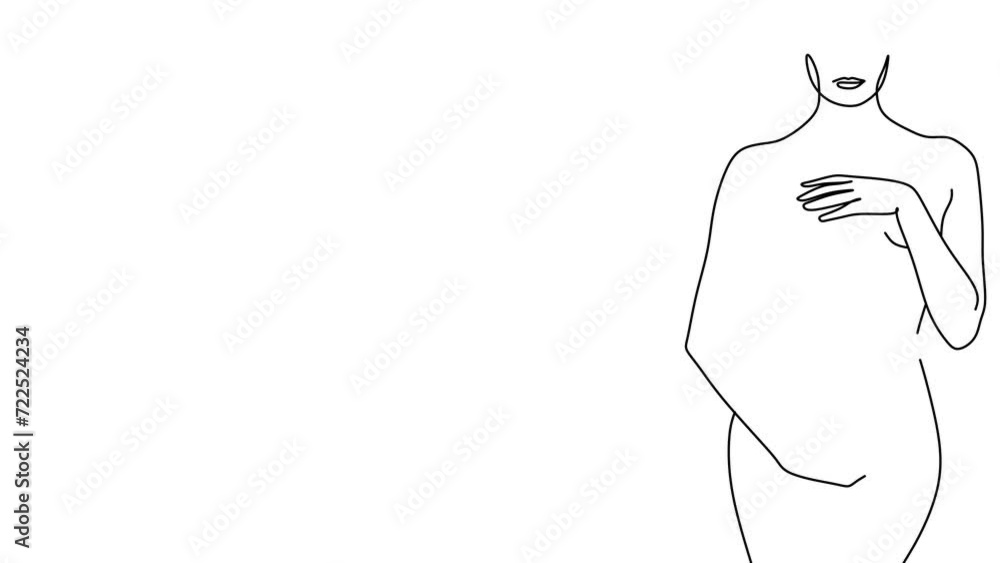 Pregnant woman and mother with baby. Continuous line drawing animation video. Pregnant woman hugging belly line art vector video. happy pregnant woman line art drawing.4k video Pregnant woman and mother with baby. Continuous line drawing animation video. Pregnant woman hugging belly line art vector video. happy pregnant woman line art drawing.4k video