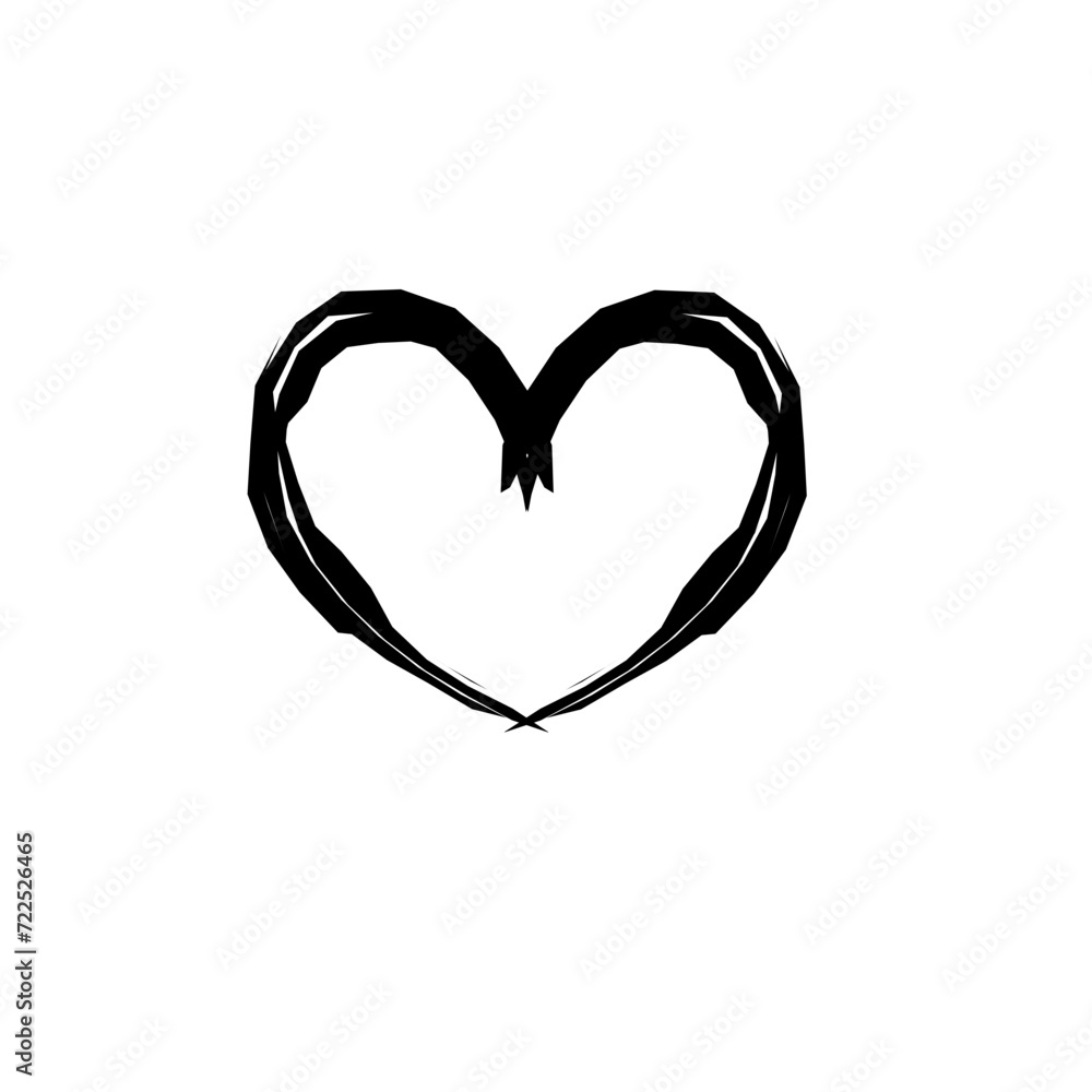 Hand drawn heart Hand drawn heart