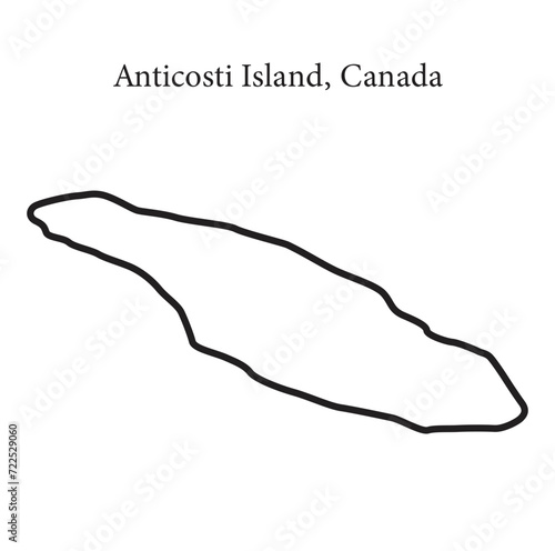 anticosti island canada map, anticosti island vector, anticosti island outline, anticosti island photo