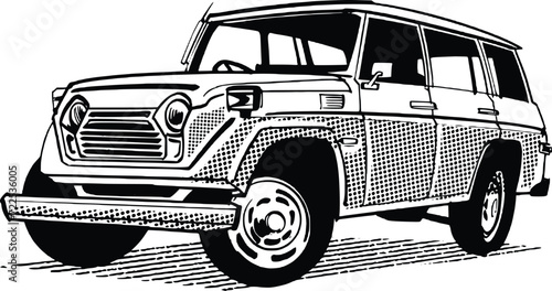 off-road vehicle vector illustration
