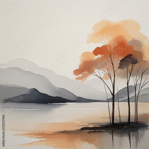 simple design art painting