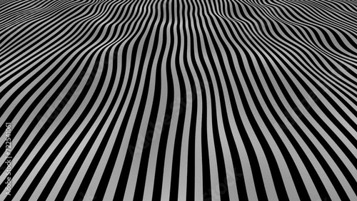 Seamless loop abstract background animation, topographic map concept and 3d rendering, Geography concept Wavy background.