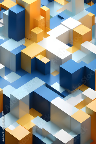 Abstract background made of cubes  abstract 3d cubes  geometric cube abstract.