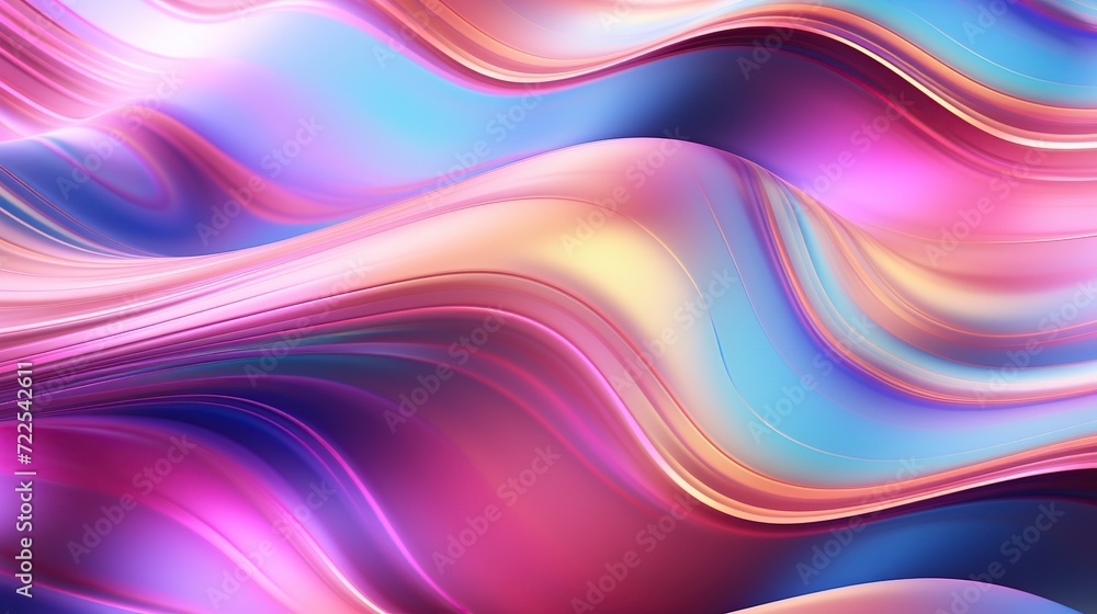 Obraz premium Trendy wave liquid style .Trendy Wave Gradient , create soft lines creative swoosh style. wavy pattern wallpaper.abstract design, dynamic background,