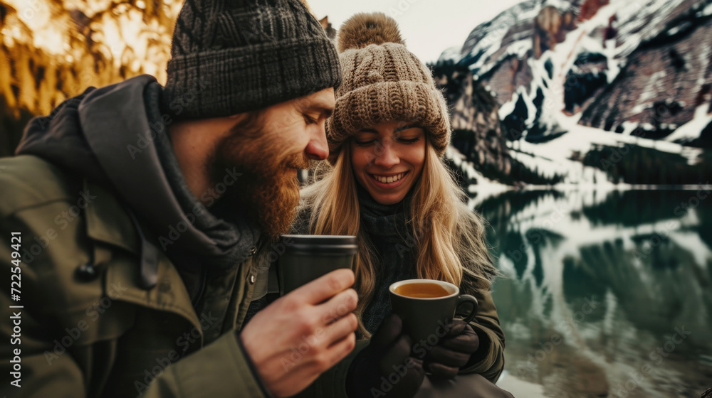 Picture of man and woman sitting next to each other. Suitable for depicting relationships, friendship, or teamwork Picture of man and woman sitting next to each other. Suitable for depicting relationships, friendship, or teamwork