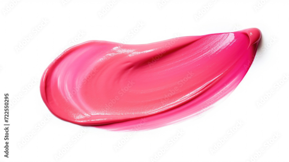 Pink lip close-up on white surface. Perfect for beauty and cosmetics advertising Pink lip close-up on white surface. Perfect for beauty and cosmetics advertising