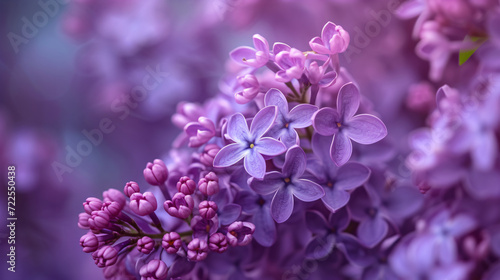 Beautiful Purple Background From Lilac Flowers Cl.