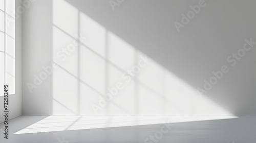 Empty white studio background. Design for displaying product.