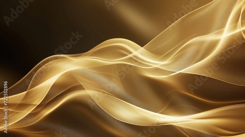 luxury golden color Abstract wave background. Abstract soft color waves photo