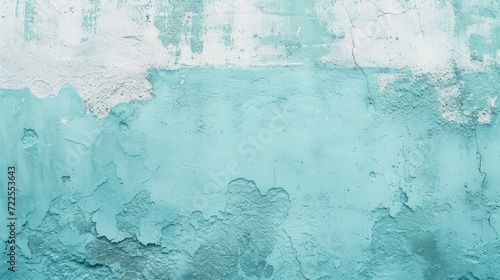 Pastel blue and white concrete stone texture for background in summer wallpaper. Cement and sand wall of tone vintage.