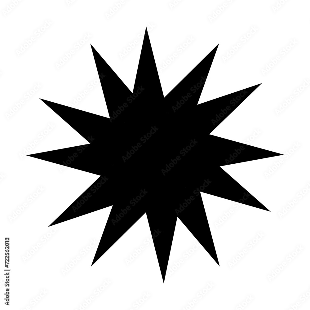 black and white star black and white star