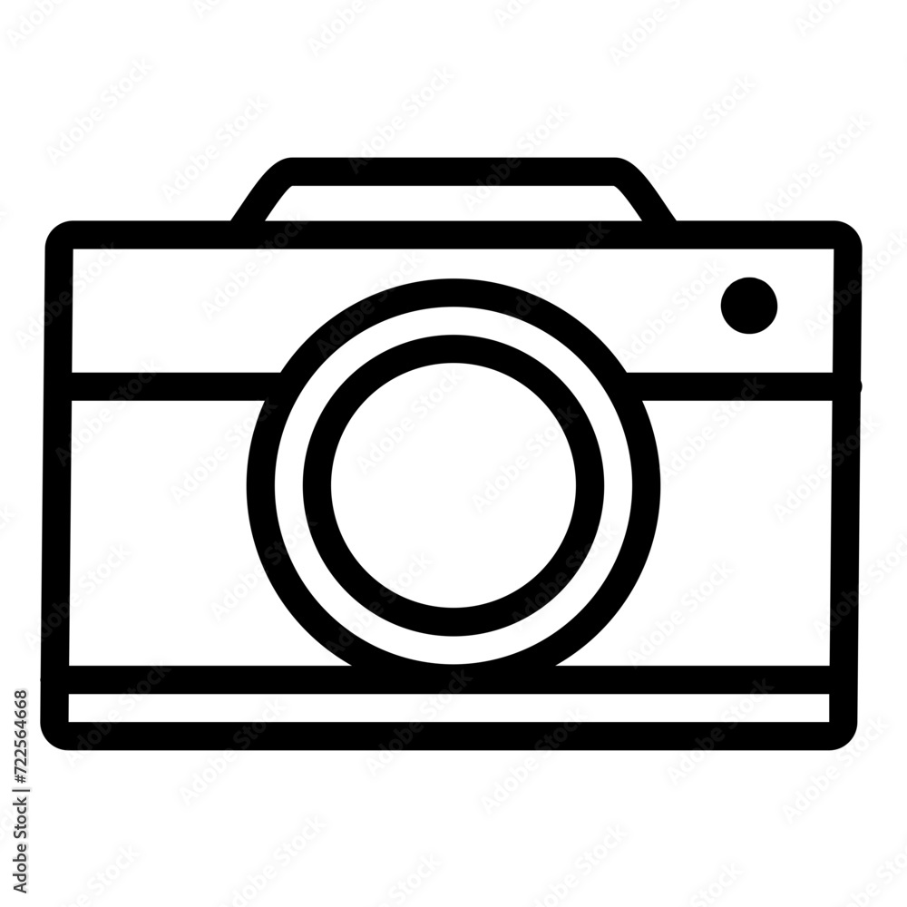 Camera Line Icon Design Vector Camera Line Icon Design Vector