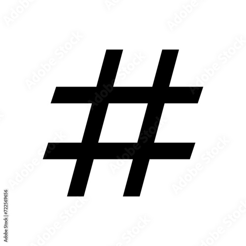 Hashtag icon vector. hashtag symbol