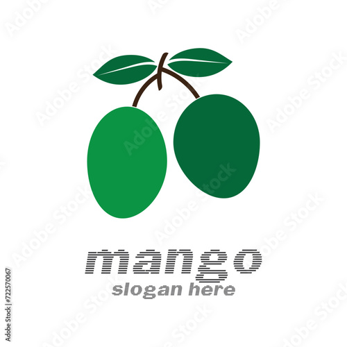 mango logo template fresh and simple