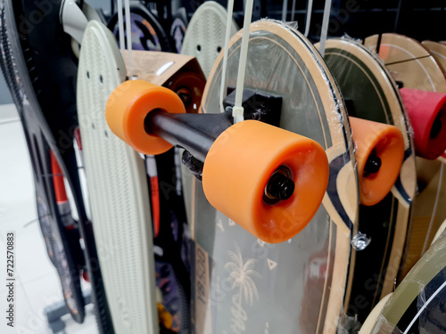 skateboard wheels, sporting goods and skateboard stores. photo