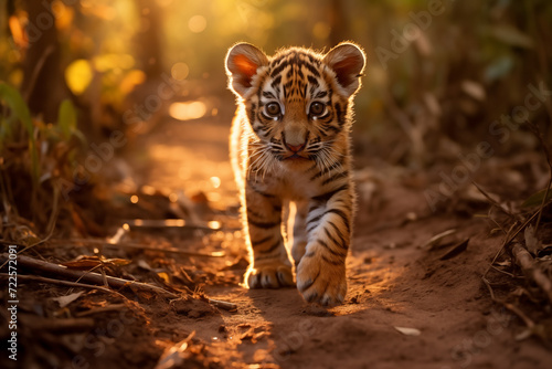 Baby Tiger in the Wild