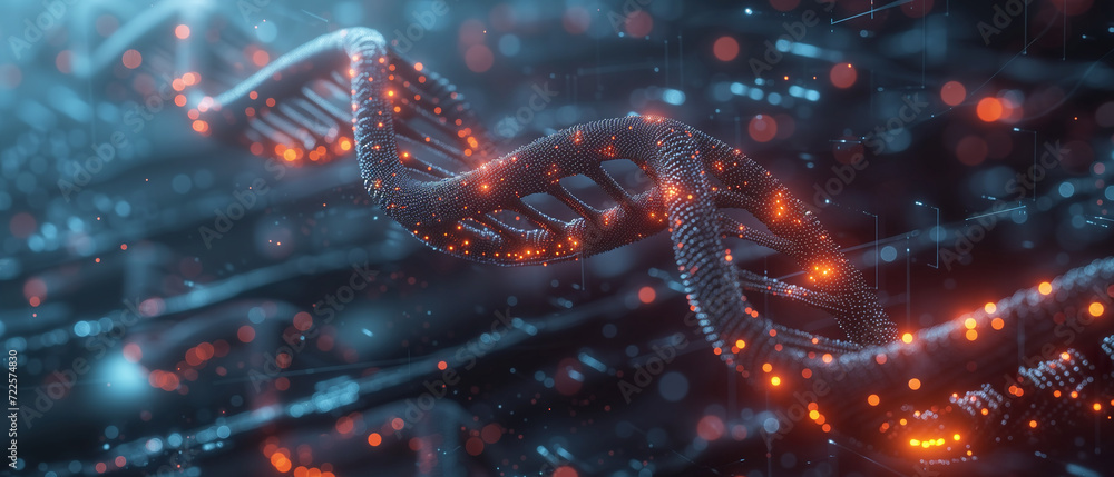 Future medical technology, Medical web banner, DNA