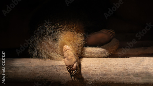 Southern Tamandua Foot (Tamandua tetradactyla) or Collared Anteater