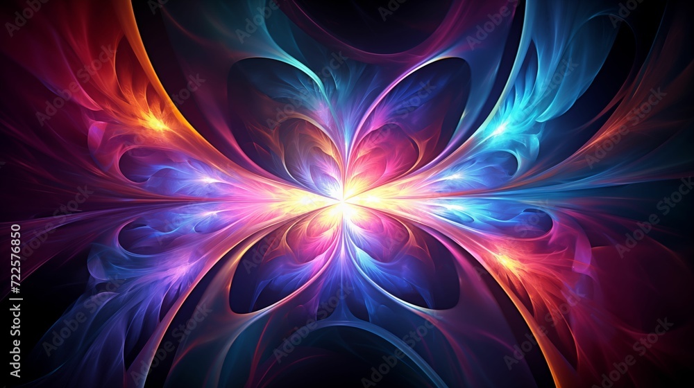 Abstract fractal light background.