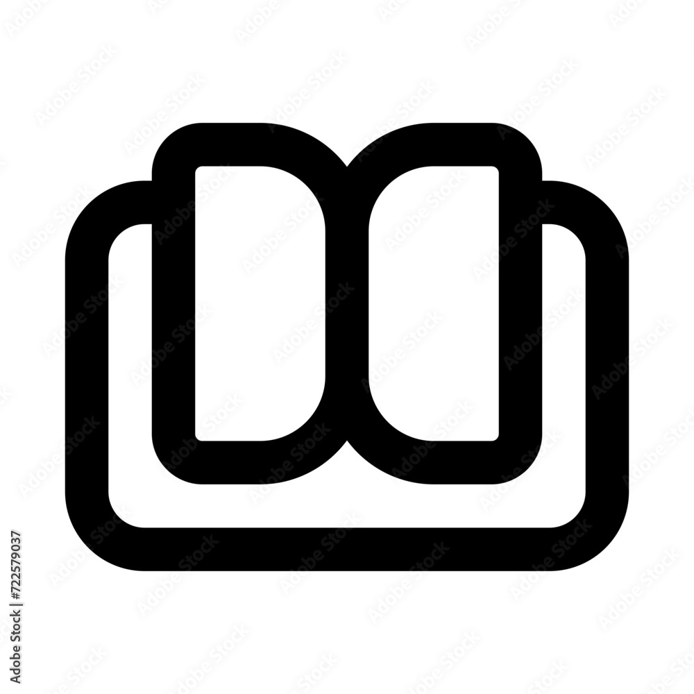 Open Book Line Icon Open Book Line Icon