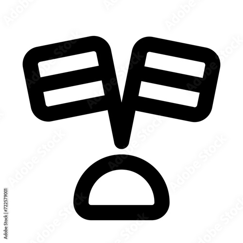 Flag Line Icon