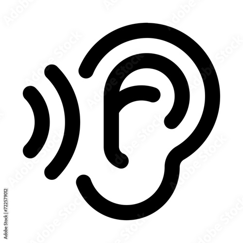 Listening Line Icon