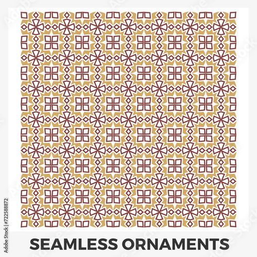 Seamless pattern with shapes