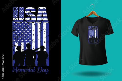 Memorial day t shirt design illustrator