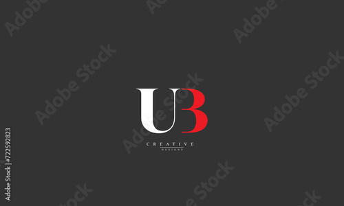 Alphabet letters Initials Monogram logo UB BU U B photo