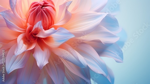 Macro shot of a delicate flower with soft petals and vibrant colors © CREATER CENTER