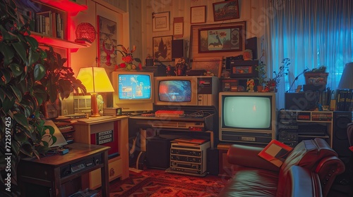 Retro gaming room