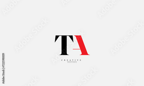Free Download Alphabet letters Initials Monogram logo TA AT T A - GFXLoad