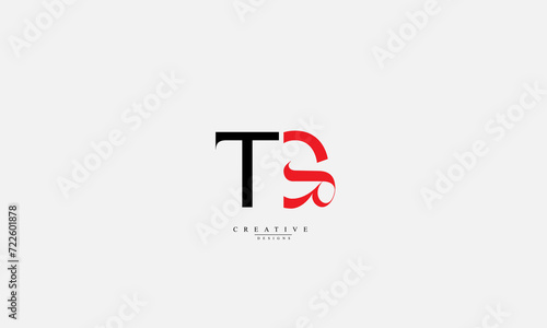 Alphabet letters Initials Monogram logo TG T G