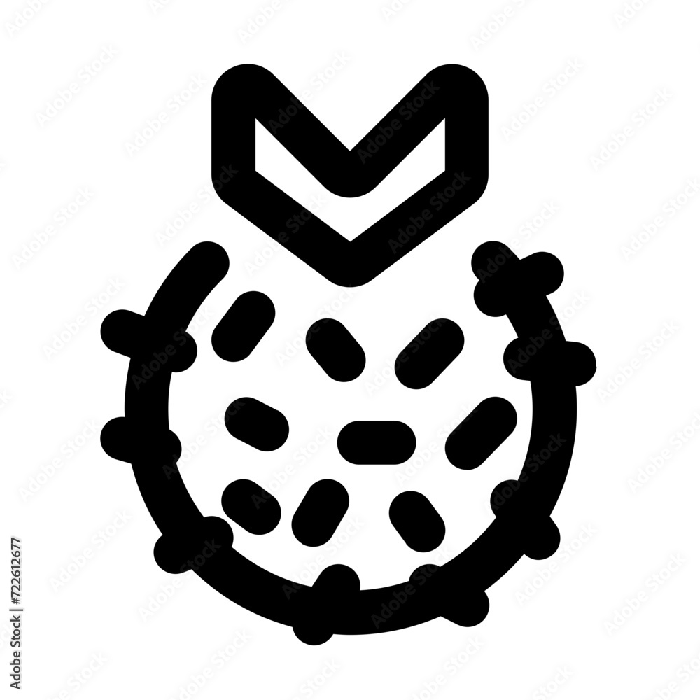 Fototapeta premium Klepon Line Icon