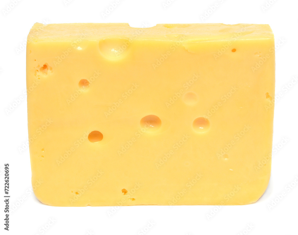 Cheese closeup isolated on white background Cheese closeup isolated on white background