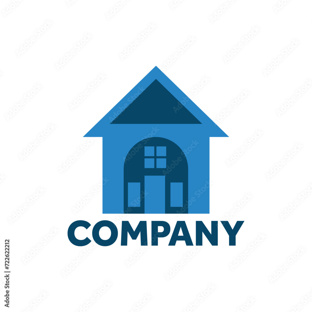 Simple house logo. Unique, modern, simple. Simple house logo. Unique, modern, simple.