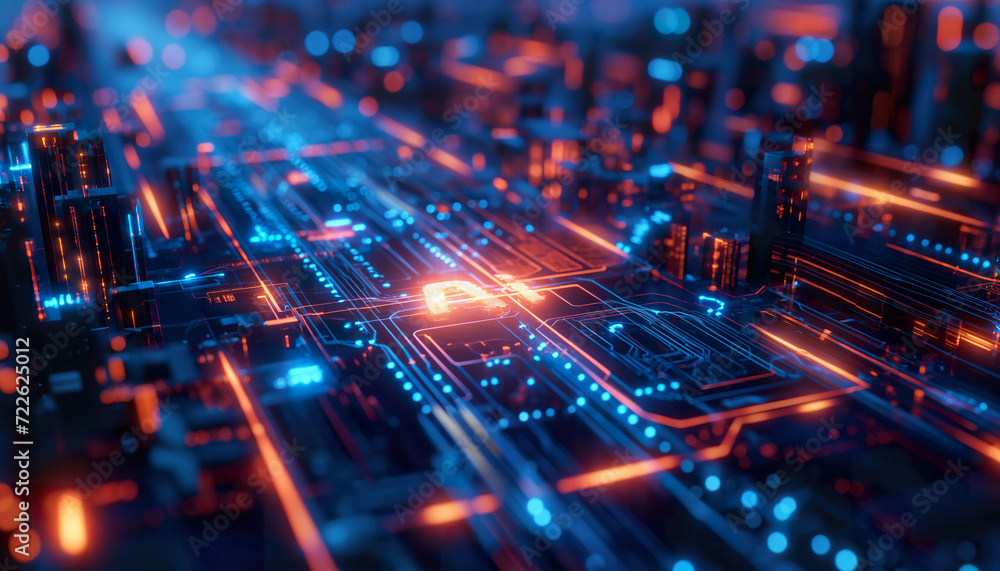 AI essence captured in microelectronics, AI data streams and AI circuit ...