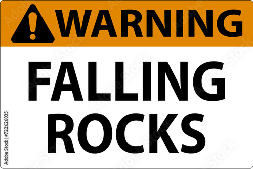 Warning Sign, Falling Rocks