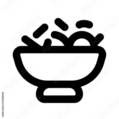 Som Tam Line Icon